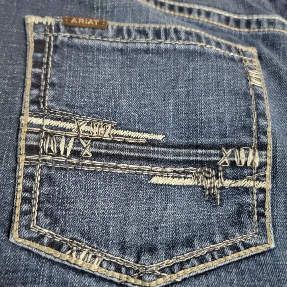 Ariat Mens Jeans M4 Low Rise Boot 40x34 Style10021836 - Picture 4 of 10